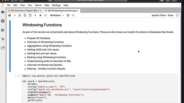Data Engineering Spark SQL - Windowing Functions - Introduction - Windowing Functions смотреть онлайн