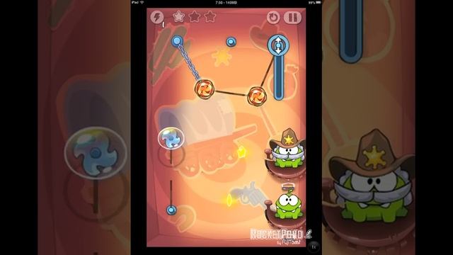 Cut the Rope Time Travel 8-9 Wild West Walkthrough смотреть онлайн