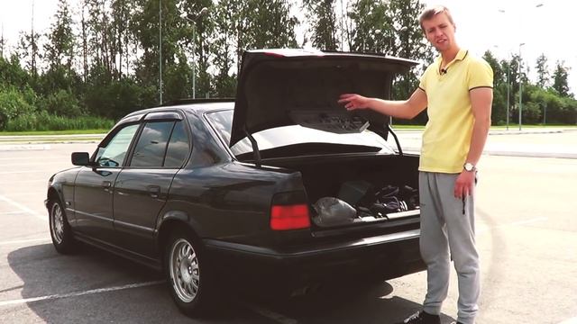 Тест драйв BMW E34 525