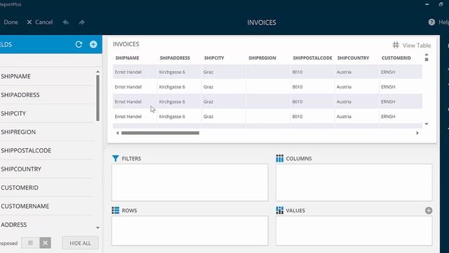 Create a visualization with Oracle data on ReportPlus Desktop смотреть онлайн