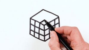 Рисуем фломастерами. Простой милый рисунок. Рисование для детей