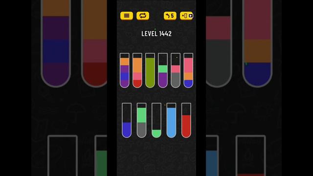 Water sort puzzle level 1442 смотреть онлайн