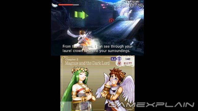 Kid Icarus Uprising - Chapter 2 - Magnus and the Dark Lord Playthrough (Gameplay Footage) смотреть онлайн