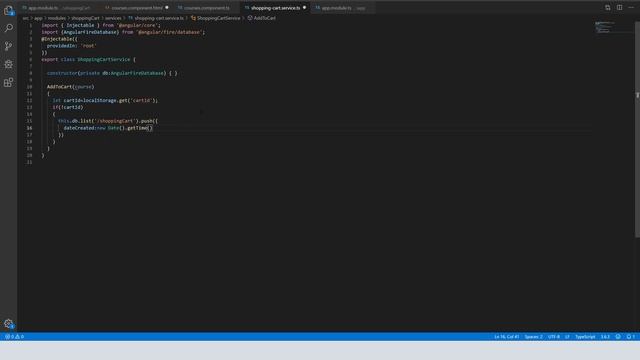 Add shopping cart in database Firebase смотреть онлайн