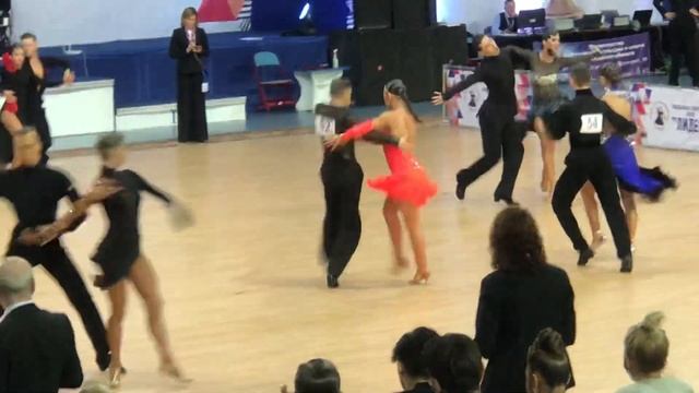Рябченко Игорь - Рейвах Екатерина. Самба. 1/8 КС смотреть онлайн