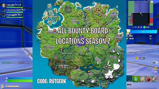 ALL 65 MILESTONE CHALLENGES / RARE XP QUESTS! Full List, Numbers + Tips & Tricks [Fortnite Season 7 смотреть онлайн