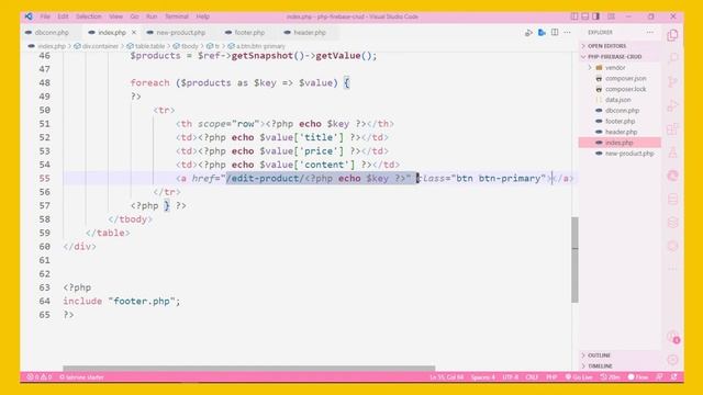 #2 Get and Delete data | php and firebase crud смотреть онлайн