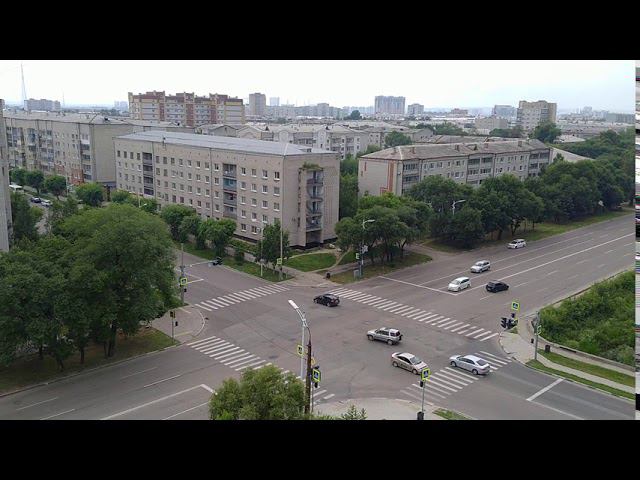 Благовещенск. Вид из дома Горького 81 смотреть онлайн