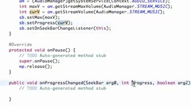 Android Application Development 193 Changing the Volume with a SeekBar смотреть онлайн