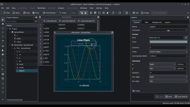 How To Make a Line Plot in LabPlot смотреть онлайн
