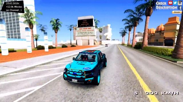 GTA San Andreas - Ford F150 2015 DRIFT GYM EnRoMovies _REVIEW смотреть онлайн
