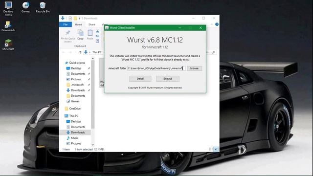 How To Install Wurst Hacked Client For Minecraft 1.12