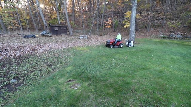 Push Blower Mower Mount | Save Your Body!