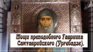 Мощи преподобного Гавриила Самтаврийского (Ургебадзе).