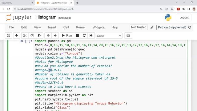 6. Histogram with Example in Python смотреть онлайн