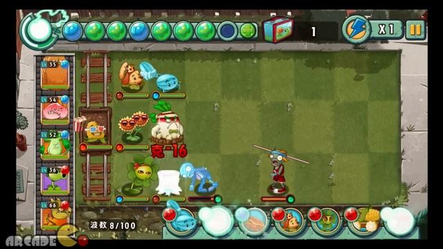 Plants Vs Zombies All Stars: All Worlds Endless Wave Challenge смотреть онлайн