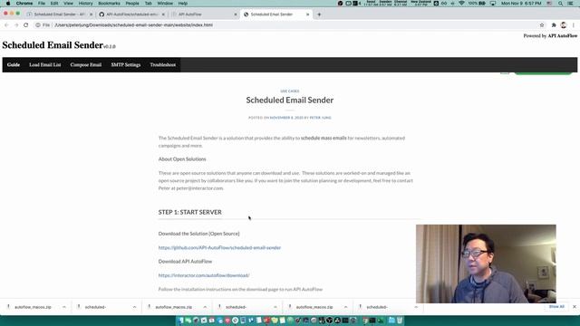Scheduled email sender смотреть онлайн