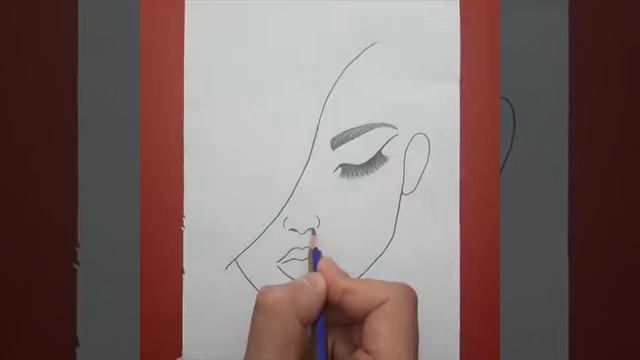 быстро и красиво рисуем лицо! смотреть онлайн