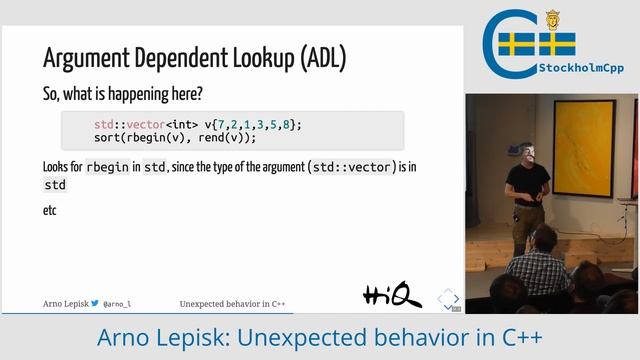 Arno Lepisk: Unexpected behavior in C++ смотреть онлайн