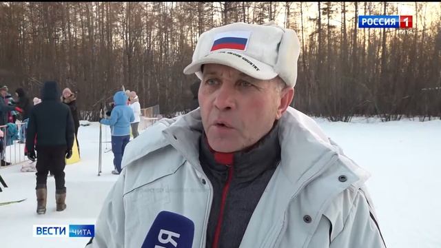 На Выскогорье прошли массовые "Рождественские старты" на лыжах смотреть онлайн