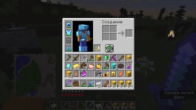 Проходим майнкрафт с модом н лаки блоки!✔