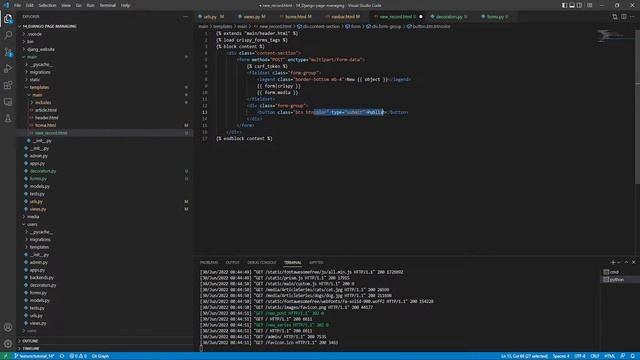 Django Tutorial - Page managing (Create, Update, Delete) #14 смотреть онлайн