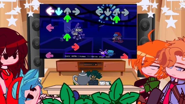 ?~Friday Night Funkin REACTS To Cookie Kingdom (Twizzly Gummy Cookie)~? |[]|Gacha|[]| смотреть онлайн