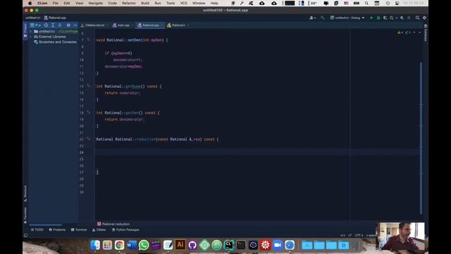 [C++] Creating Reduction Method for Rational Numbers: Operator Overloading Series [2] смотреть онлайн