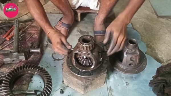 ?Crown Wheel Pinion Setting/Tata Differential Crown Wheel Problem and Solution