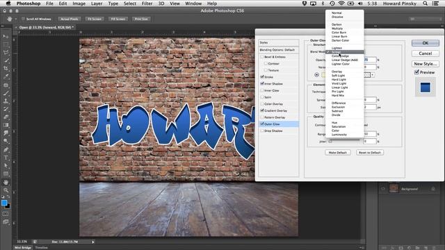 How to Create Graffiti in Adobe Photoshop смотреть онлайн