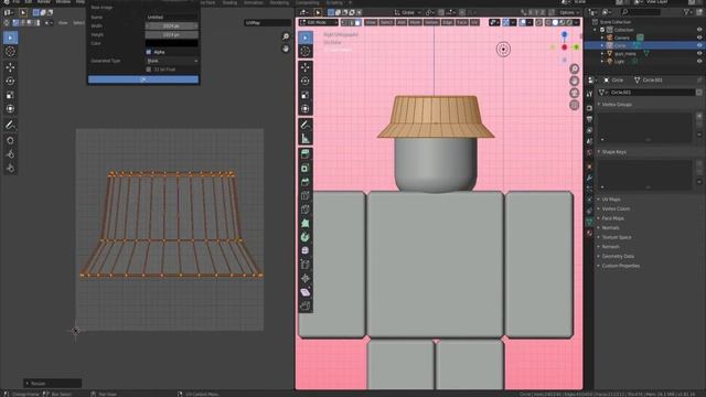 HOW TO MAKE AN EASY ROBLOX UGC HAT | Easy ROBLOX UGC Hat Tutorial Blender 2.8 смотреть онлайн