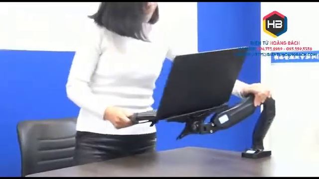 Trải Nghiệm Thực Tế Kẹp Laptop Lắp Đặt Cùng Tay Treo Màn Hình NB-F80 смотреть онлайн