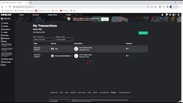 Pending Robux Thingy. Useless Vid #1