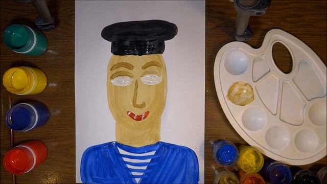 Рисуем моряка смотреть онлайн