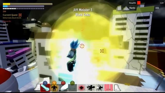 Beating Black Goku in DBZ Final Stand on Roblox смотреть онлайн