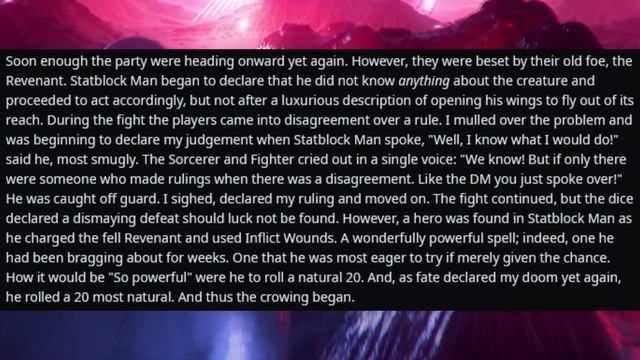 Statblock Man 2 : A DM's Folly | r/rpghorrorstories смотреть онлайн