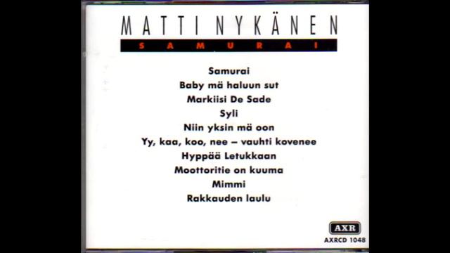 Matti Nykänen - Baby Mä Haluun Sut (1993) смотреть онлайн
