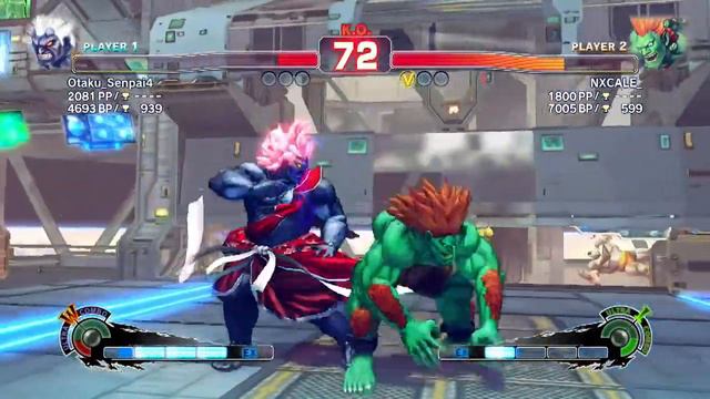 Ultra Street Fighter IV 4 : Blanka (NXCALE_) vs Oni (Otaku Senpai4) PS3 смотреть онлайн