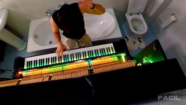 Skibidi toilet on PIANO into my Bathroom смотреть онлайн