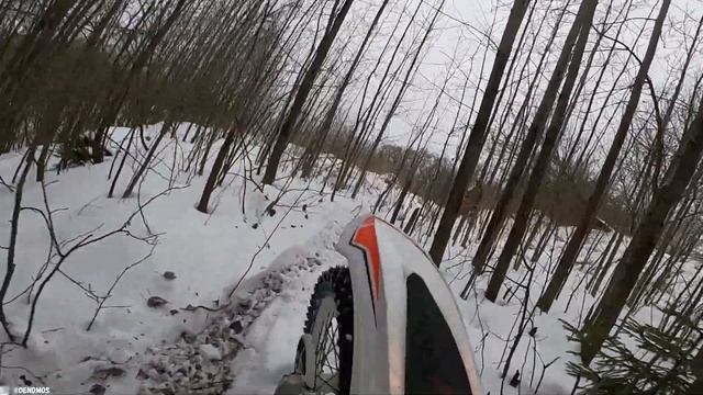 Russian Enduro on Dirtbike.Эндуро тренировка зимой.Wr250f/xtrainer/exc530 смотреть онлайн