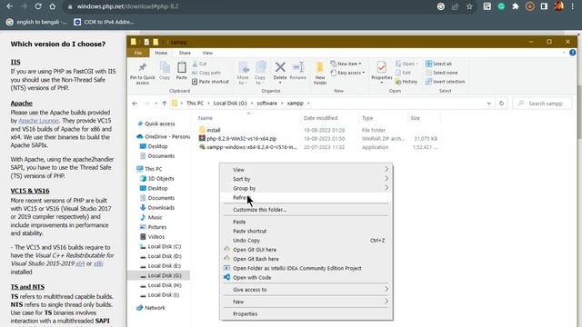 Update to latest PHP version using "Xampp" смотреть онлайн