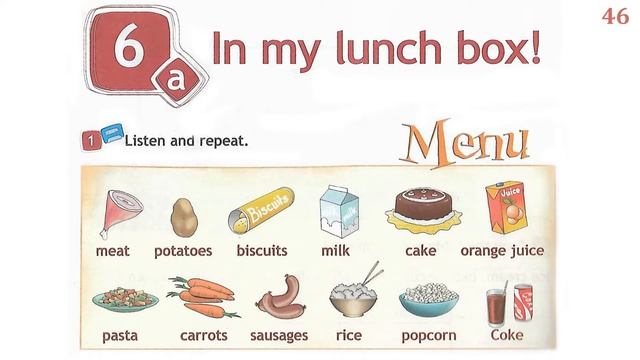 Spotlight 3 Аудио стр.46/Тренажер для запоминания/Тема В МОЁЙ КОРОБКЕ С ЗАВТРАКОМ! /In my lunch box смотреть онлайн