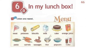 Spotlight 3 Аудио стр.46/Тренажер для запоминания/Тема В МОЁЙ КОРОБКЕ С ЗАВТРАКОМ! /In my lunch box