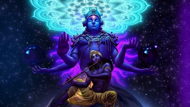 Lord Krishna Flute Music -  Relaxing Flute Music And Beautiful Animations