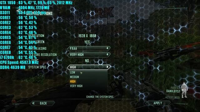 Crysis 3 GTX 1050 OC | 1080p - 900p & 720p Very High - High & Medium | FRAME-RATE TEST смотреть онлайн