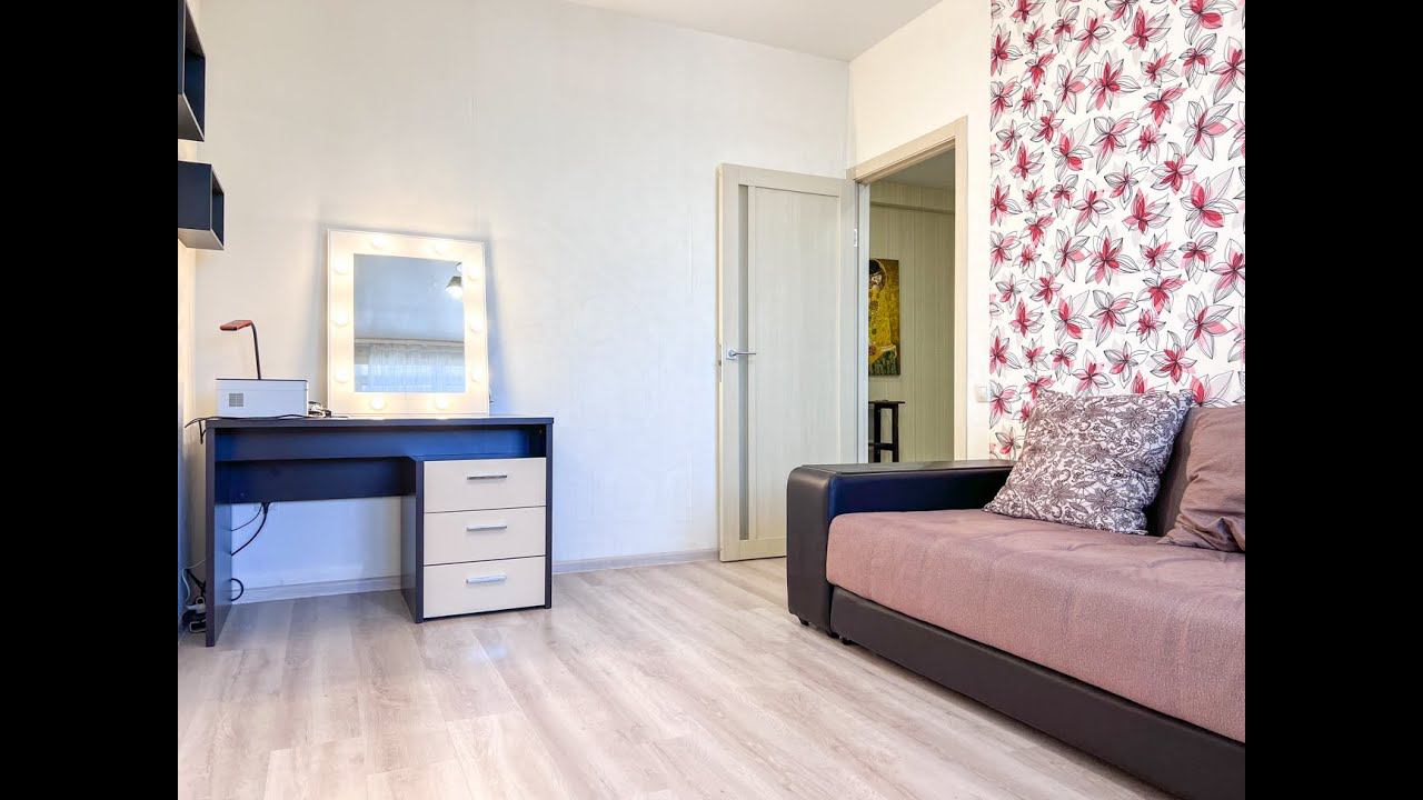 Видео-обзор 1-к квартиры в мкр. Березовый, 172 (аренда) смотреть онлайн