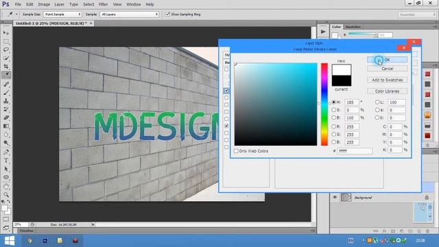 Adobe Photoshop dasturida devorga grafiti yozuv | 6-dars смотреть онлайн