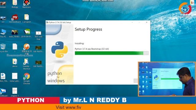Python Installation | Python Training | Part-1 | By L N Reddy B | Wisdom Jobs смотреть онлайн