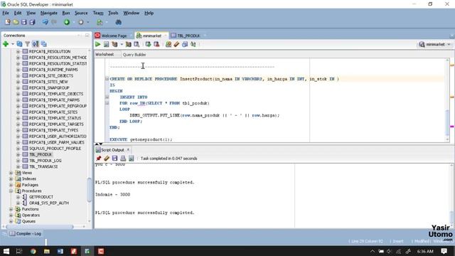 Cara Membuat Stored Procedure pada Database Oracle SQL смотреть онлайн