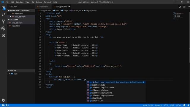 JavaScript: Gerando um arquivo PDF para Downoad смотреть онлайн